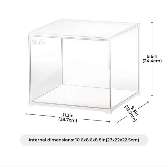 rolife Other - Rolife Display Box DF03L Clear Stackable Case DIY Miniature House Showcase